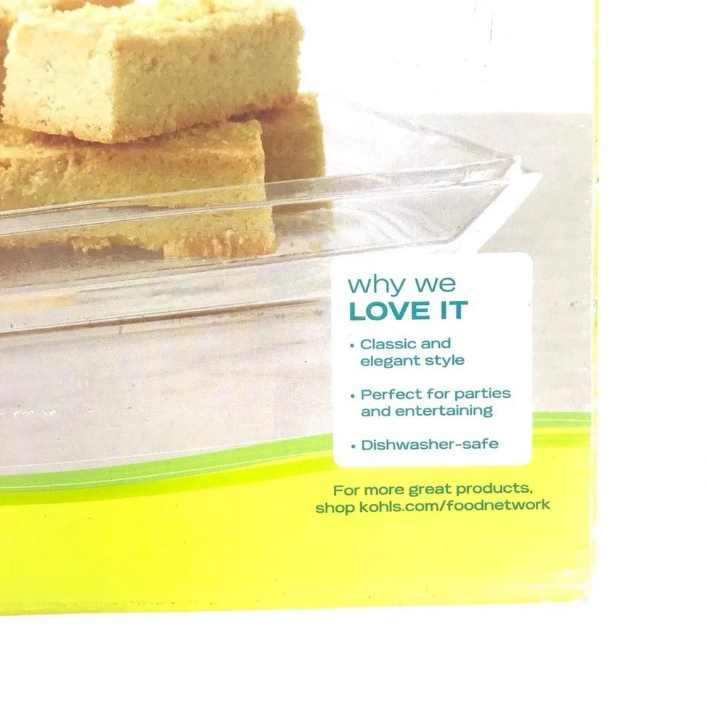 Food Network Glass Treat Tray